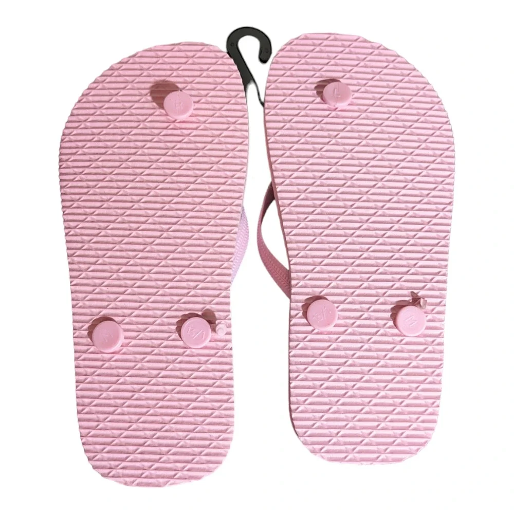 Pink Animal Print Sandals - Little Girls - Size M 13/1 - Flip Flop - Casual Wear